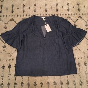Lucky Brand Denim Blouse